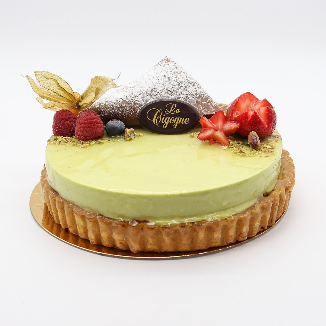 Patisserie La Cigogne Croq-Pistache Pie